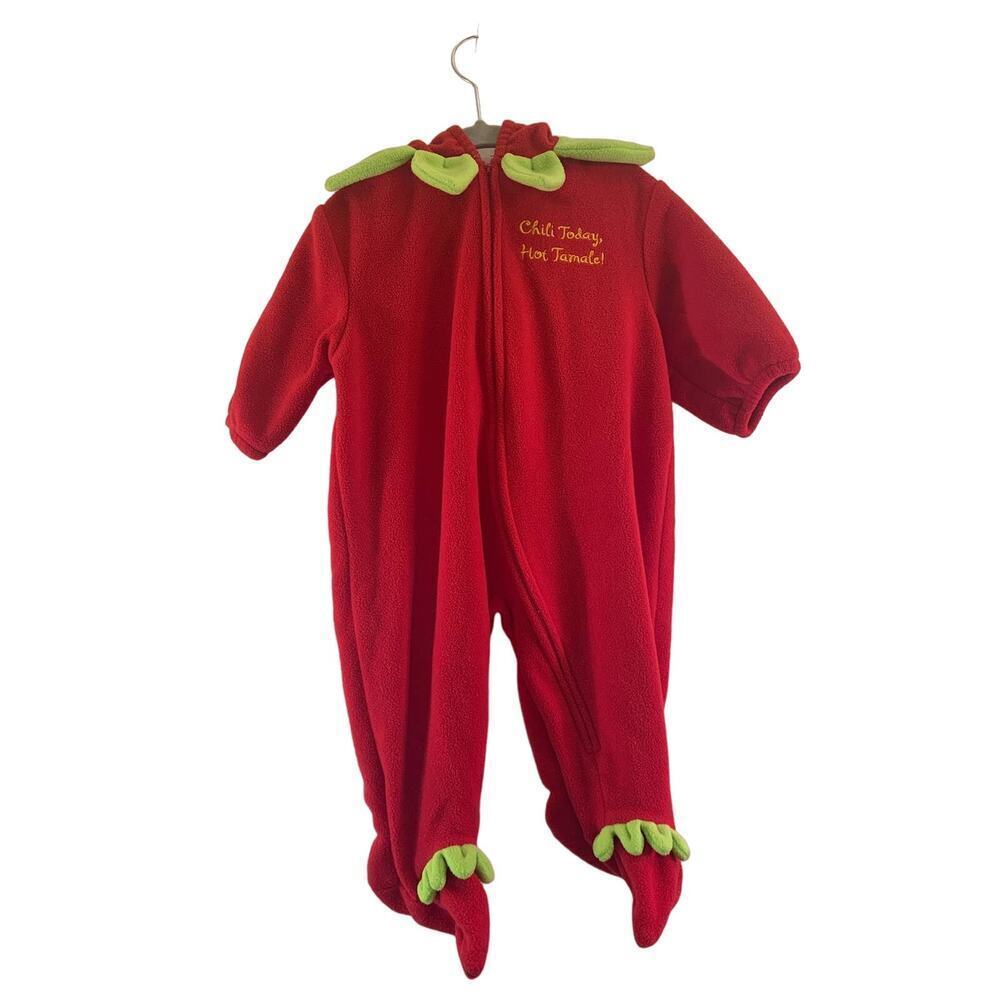 LITTLE WONDERS Unisex Kids Chili Pepper Costume / Size: 6-9 Months